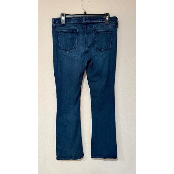 Just Black Denim Bootcut Jeans Dark Wash Stretch Casual Size 30 - Picture 2 of 8